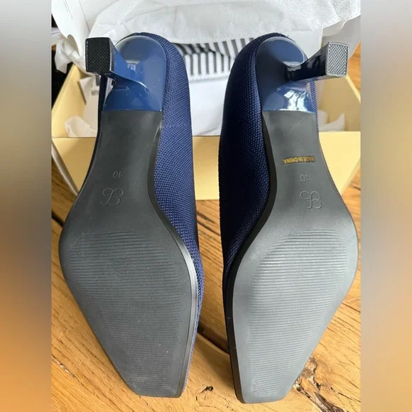 Cosy Island Navy Heels 10 - Picture 3 of 4